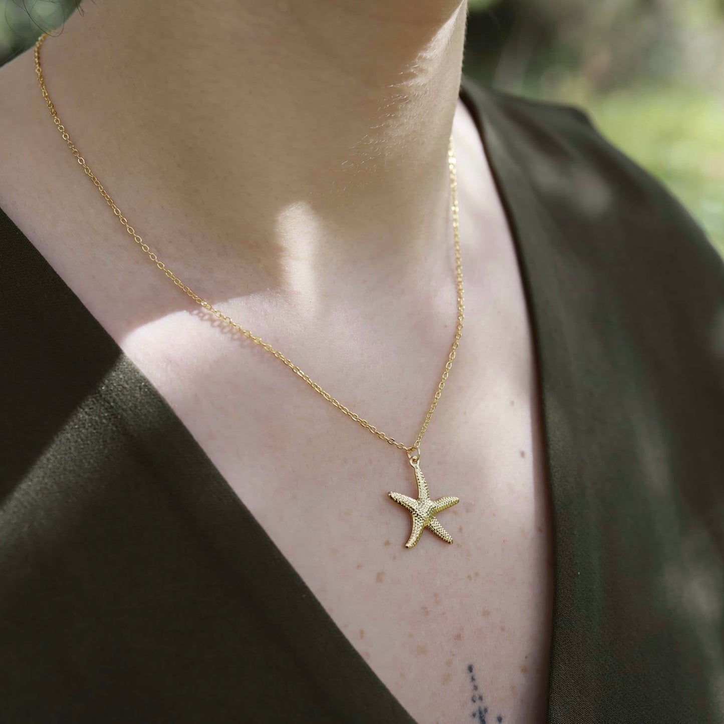 The Coastal Charm - Gold plated necklace