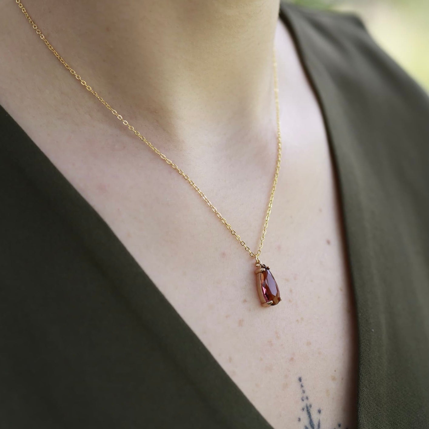 The Warm Whisper - Gold plated necklace