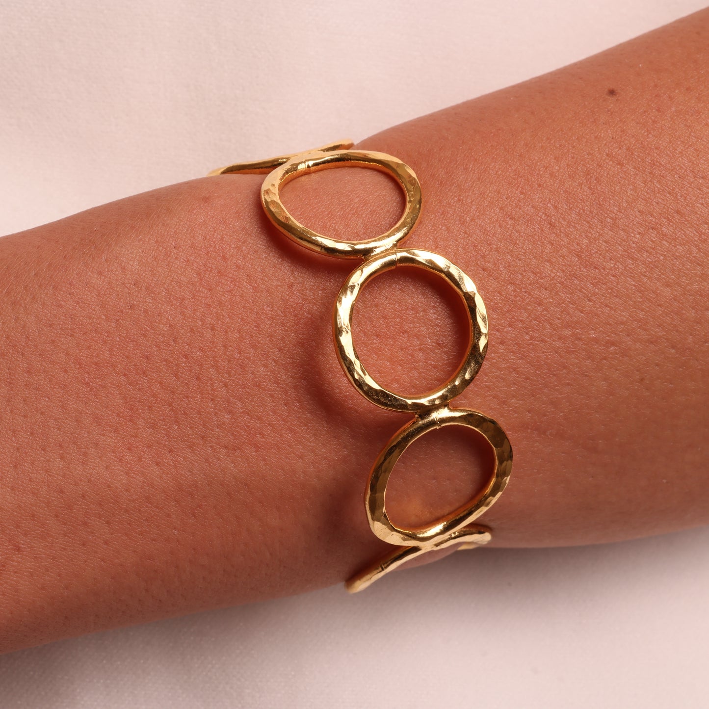 The Eclipse - Gold plated bracelet bangle
