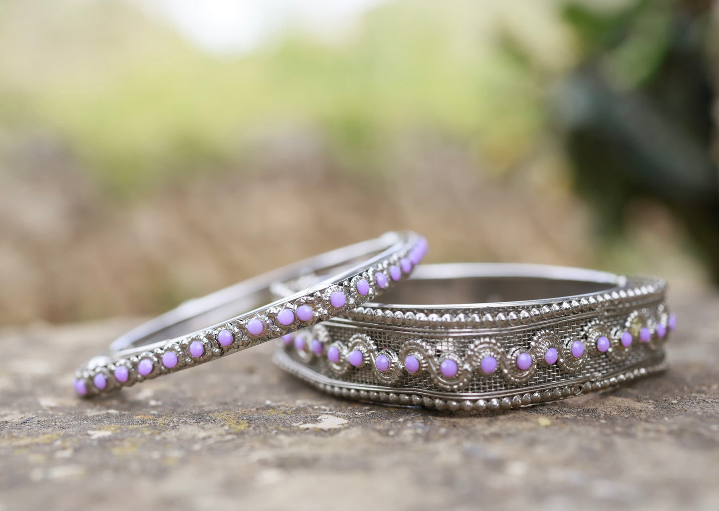 The Lavender Touch - Thin bracelet