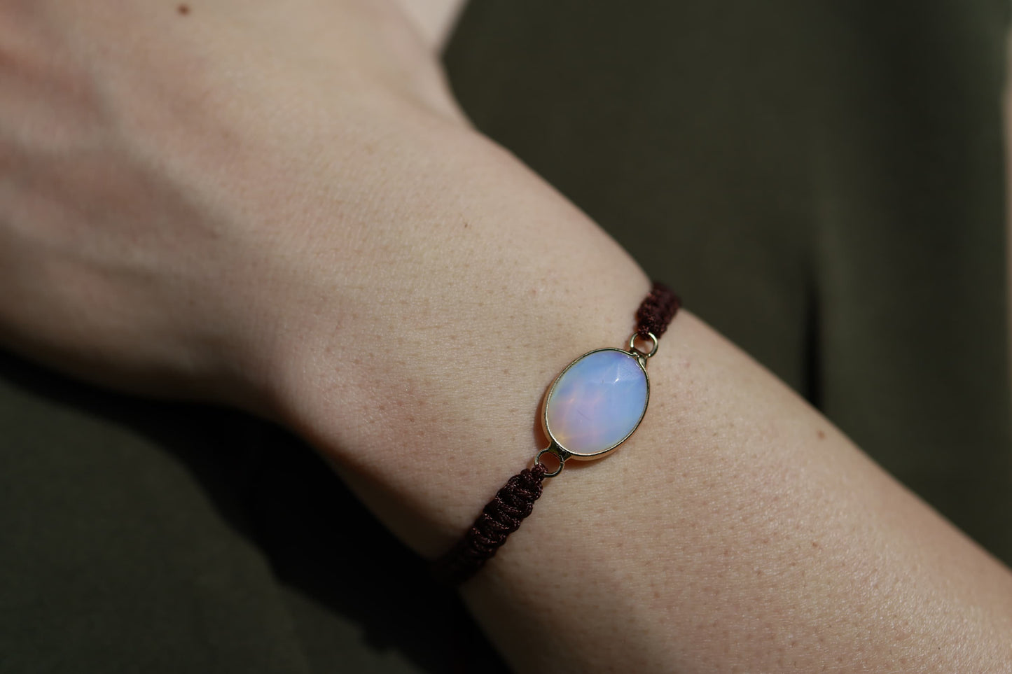 The Moonlit Bond - Gold plated shamballa bracelet