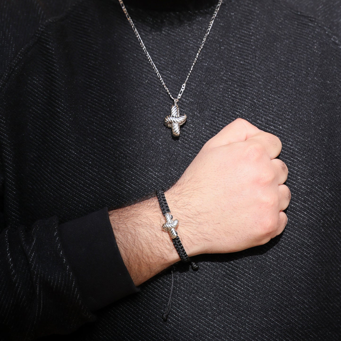 The Promise - Gold-plated necklace (men)