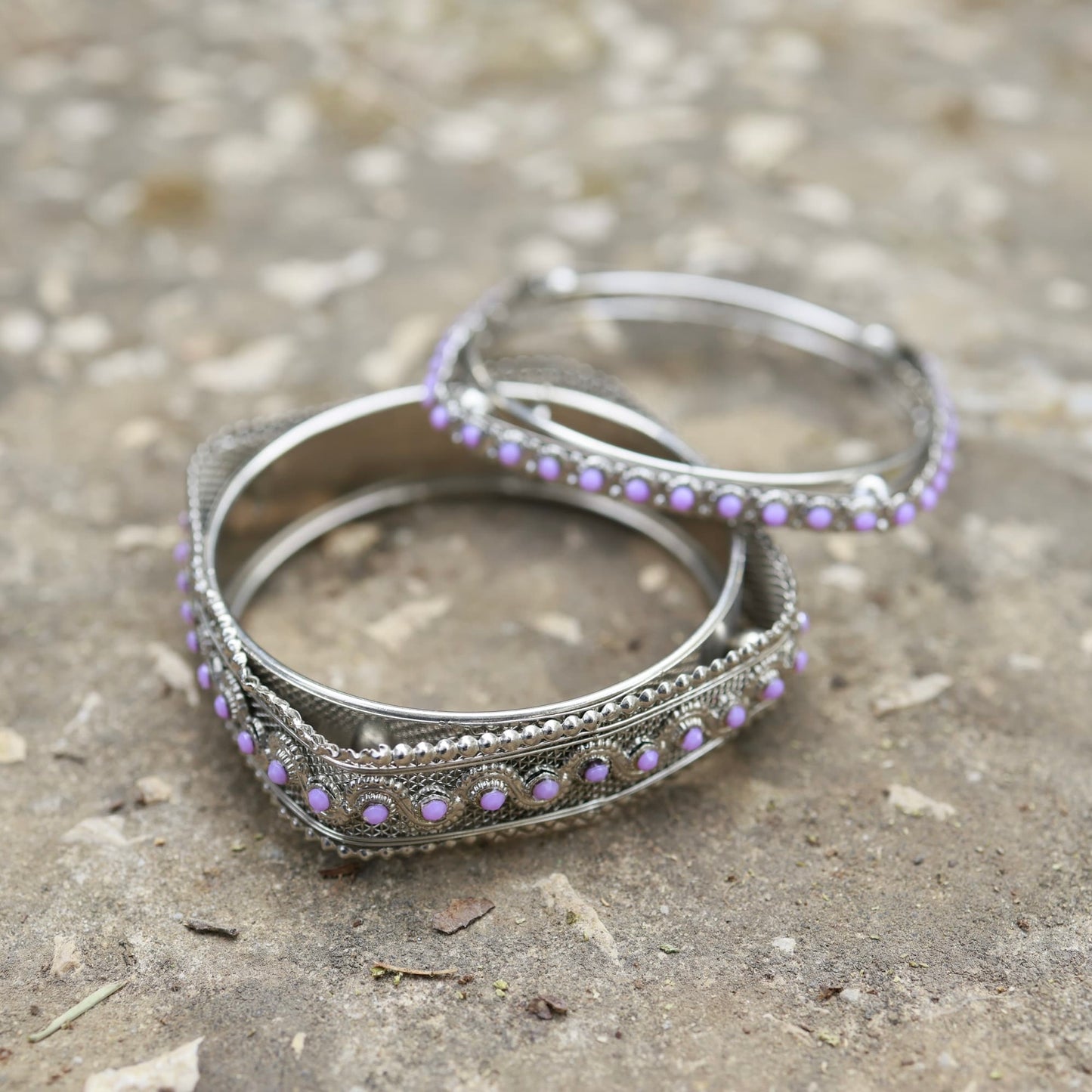 The Lavender Touch - Thin bracelet