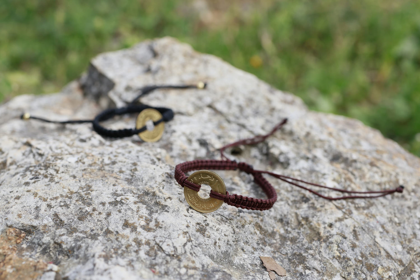 The Ancient Treasure - Coin shamballa bracelet