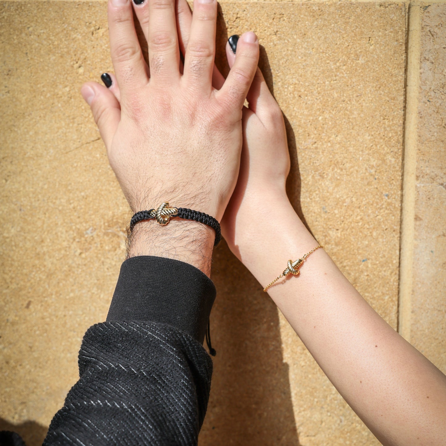 The Steady Hold - Gold-plated bracelet (men)