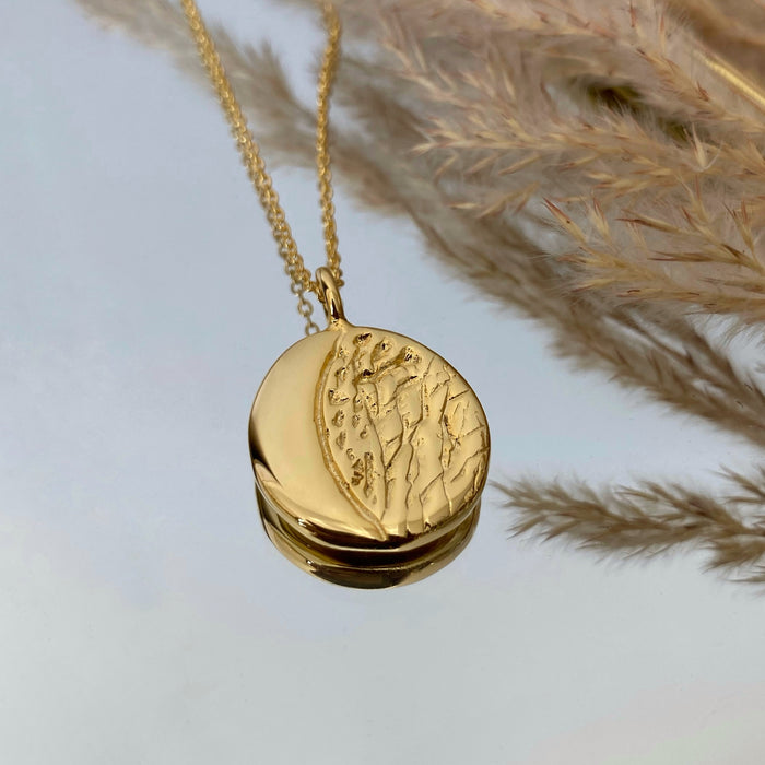 Caline’s Orbit - Gold plated necklace