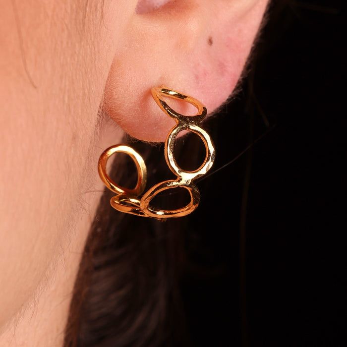 The Dawn - Gold plated earrings