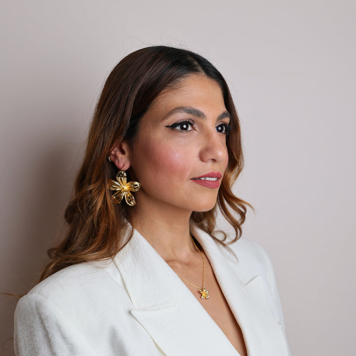 The Grace - Gold-plated earrings