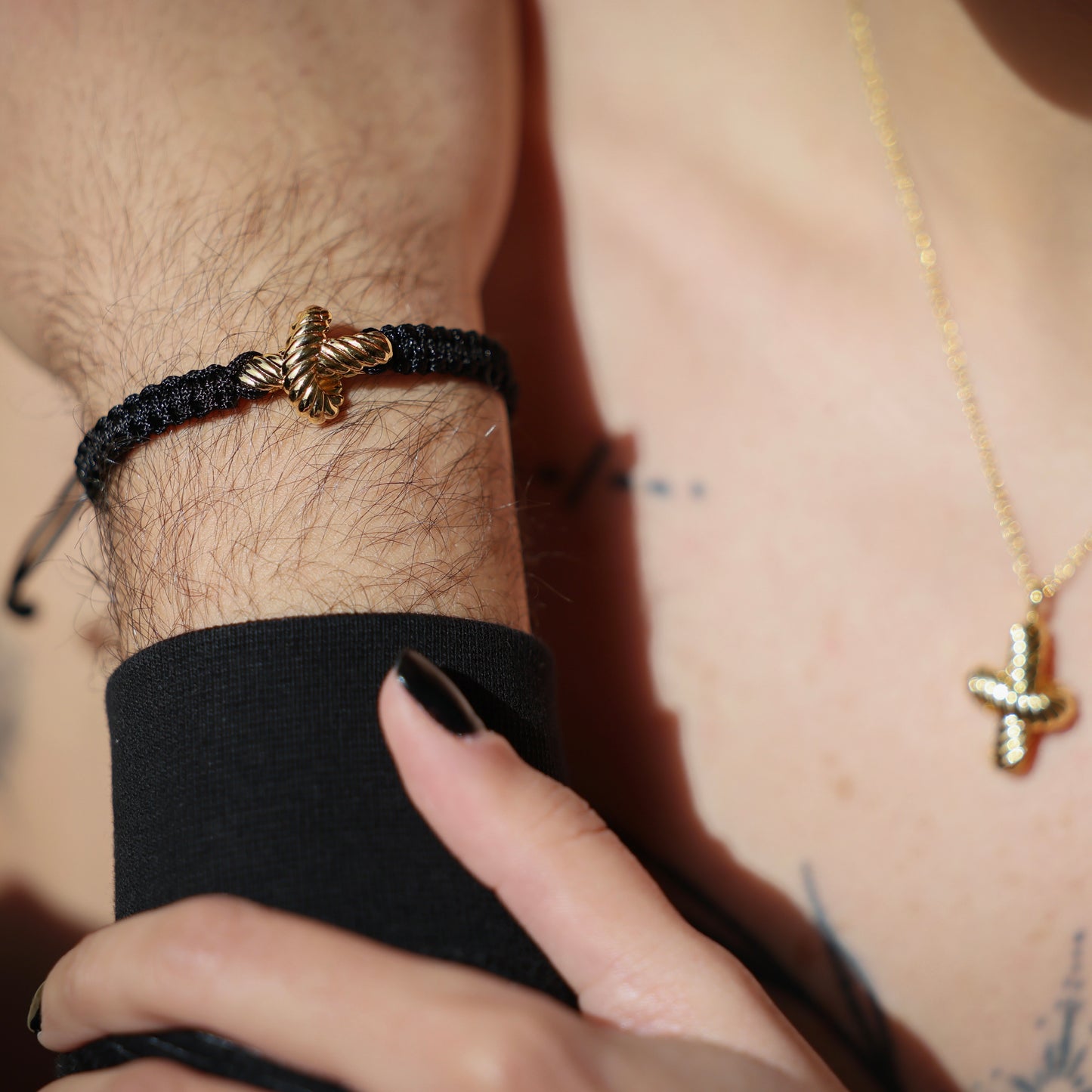 The Steady Hold - Gold-plated bracelet (men)