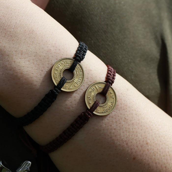 The Ancient Treasure - Coin shamballa bracelet