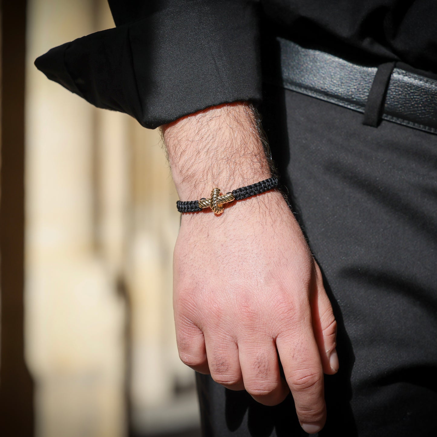 The Steady Hold - Gold-plated bracelet (men)