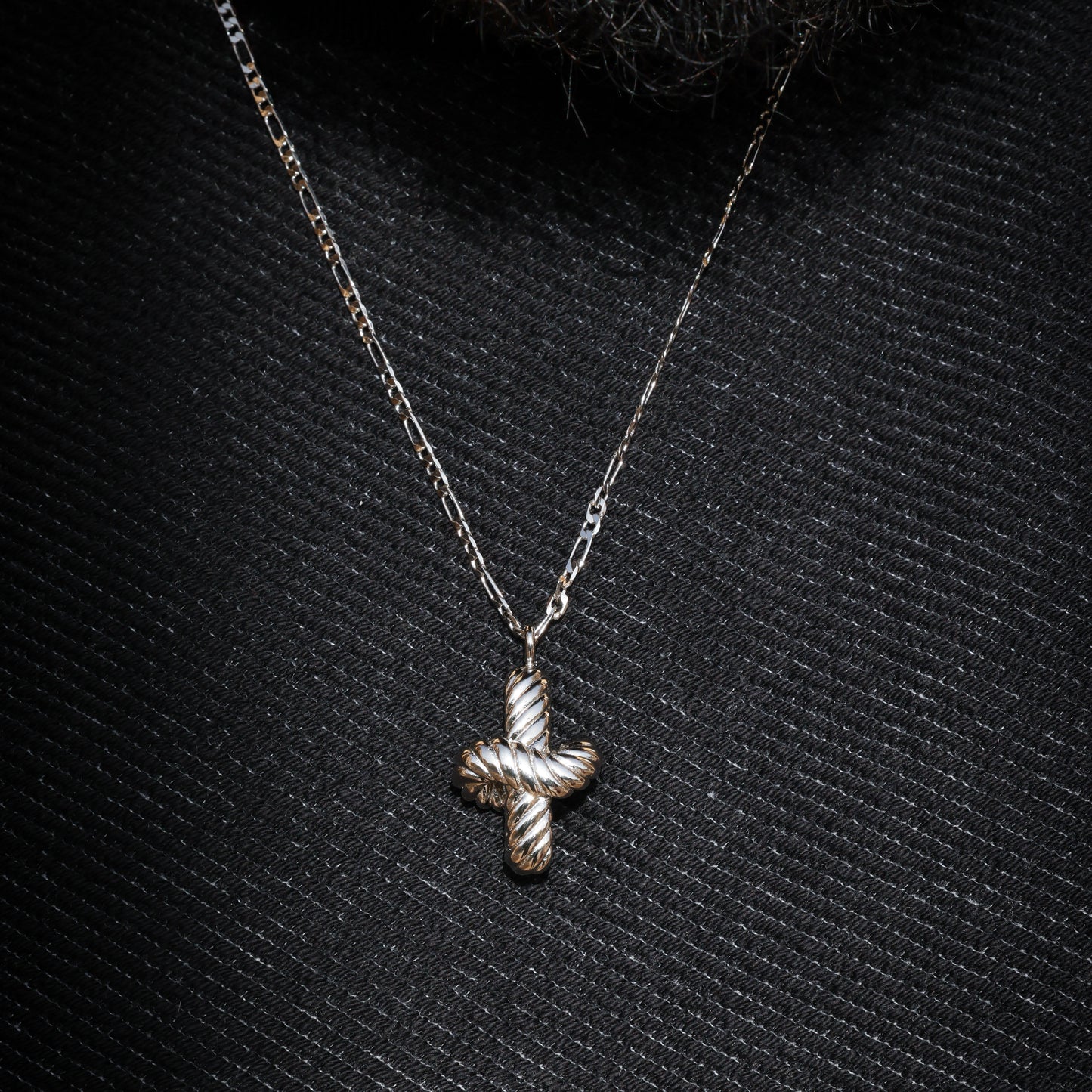 The Promise - Gold-plated necklace (men)