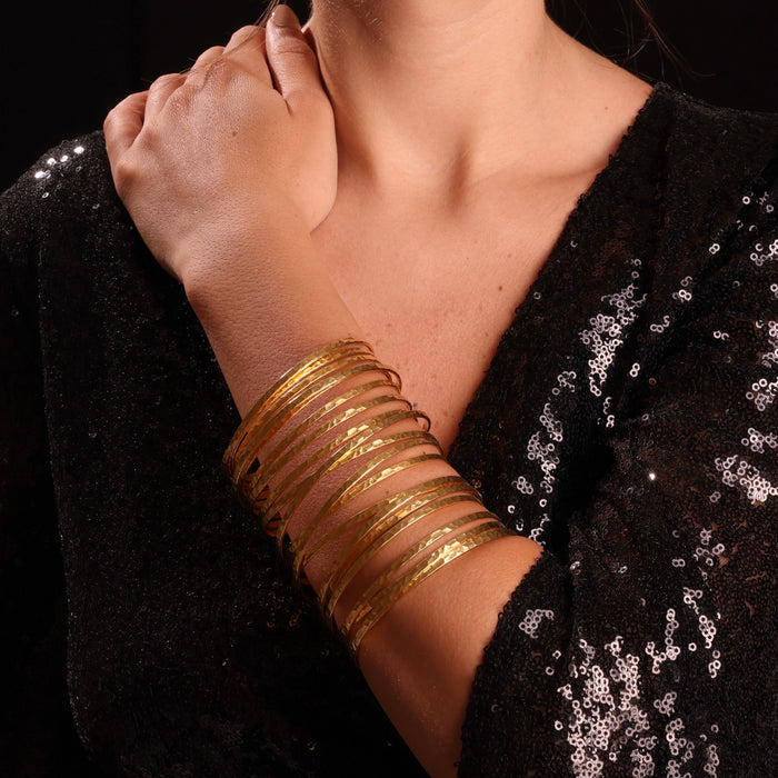 The Aurora - Gold plated bracelet bangle