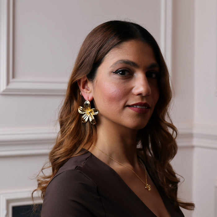 The Grace - Gold-plated earrings