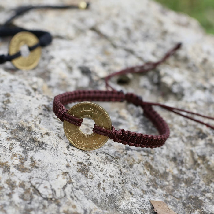 The Ancient Treasure - Coin shamballa bracelet