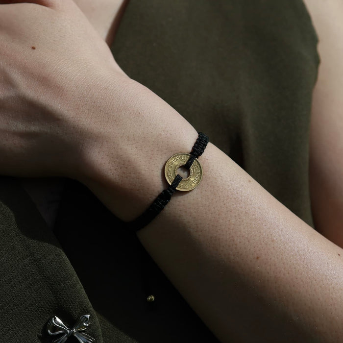 The Ancient Treasure - Coin shamballa bracelet