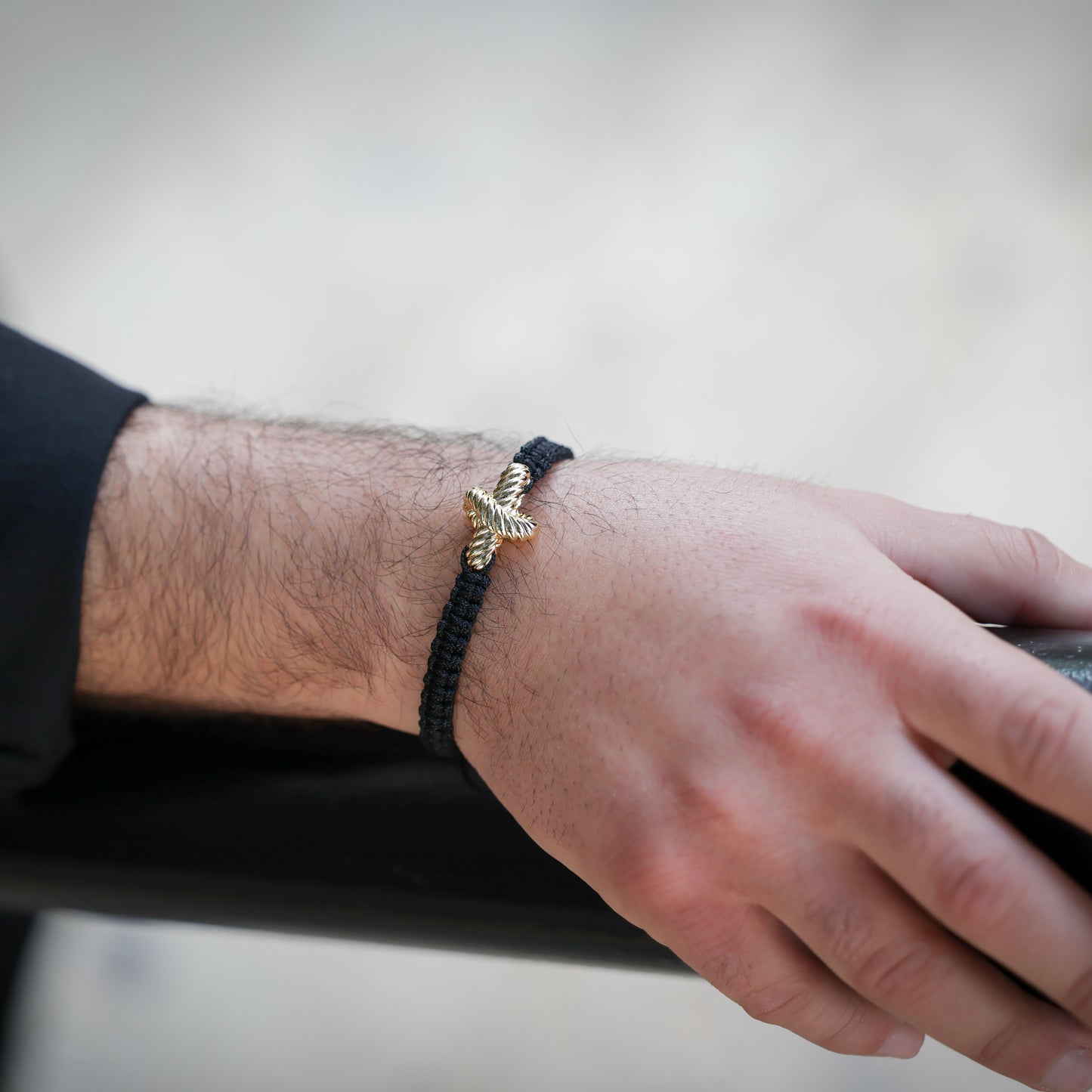 The Steady Hold - Gold-plated bracelet (men)