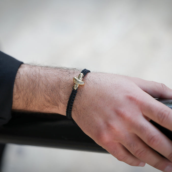 The Steady Hold - Gold-plated bracelet (men)