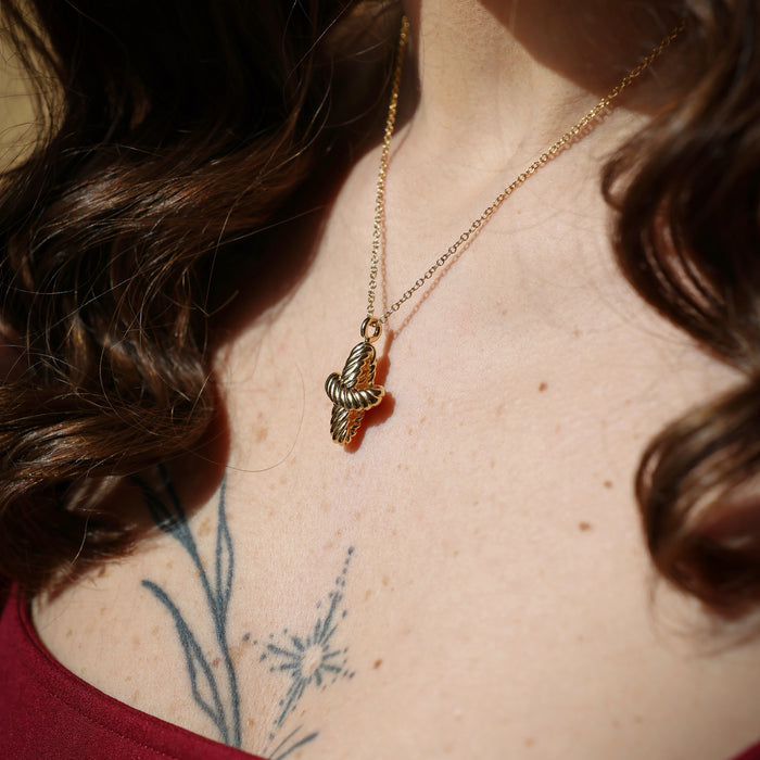 The Connection - Gold-plated necklace (women)