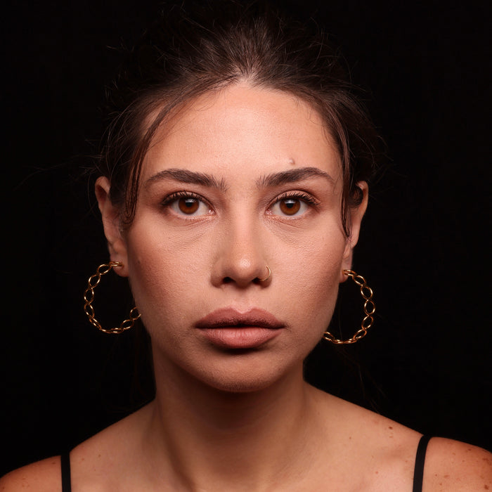 The Corona - Gold plated earrings