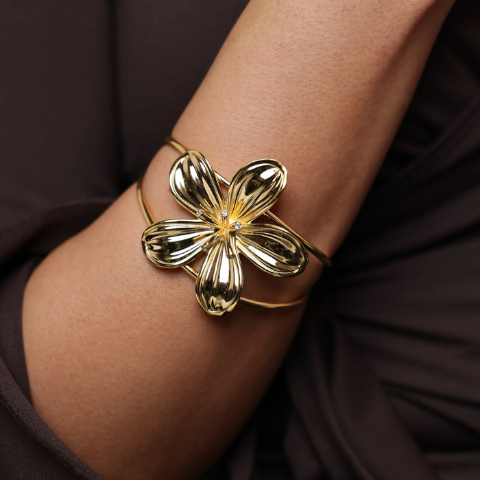 The Root - Gold-plated bangle