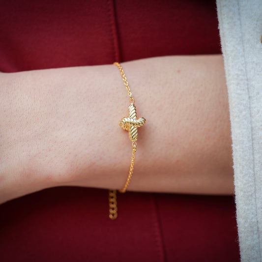 The Gentle Hold - Gold-plated bracelet (women)