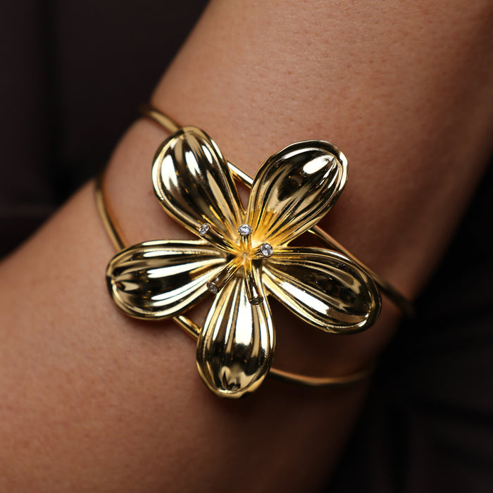 The Root - Gold-plated bangle