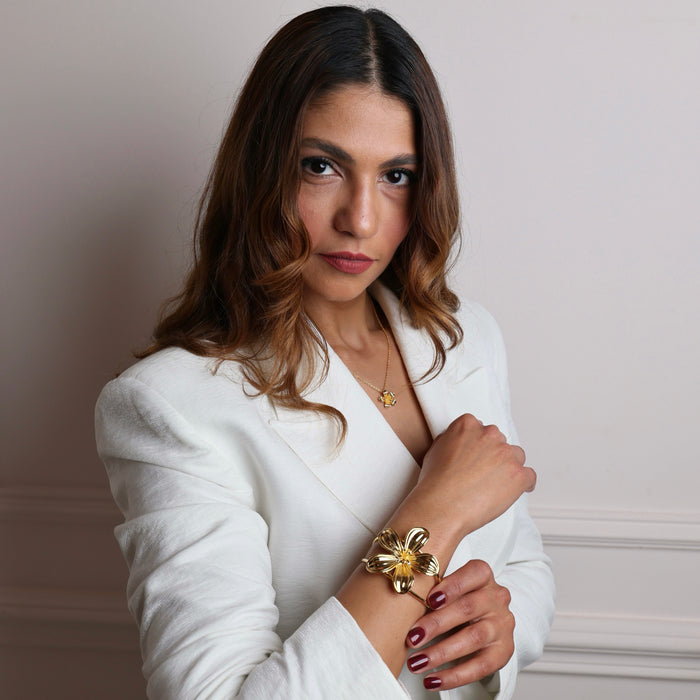 The Root - Gold-plated bangle
