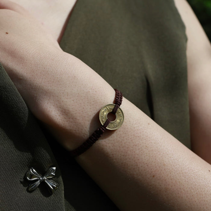 The Ancient Treasure - Coin shamballa bracelet