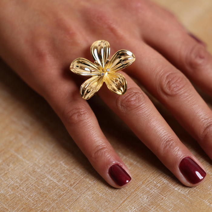 The Essence - Gold-plated ring