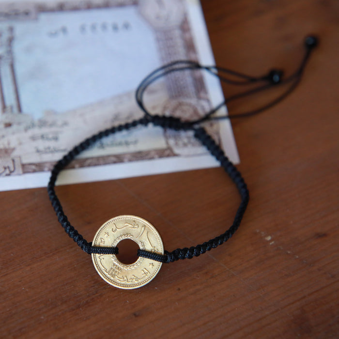 The Ancient Treasure - Coin shamballa bracelet