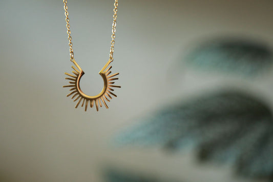 The Sunshine Halo - Stainless steel necklace