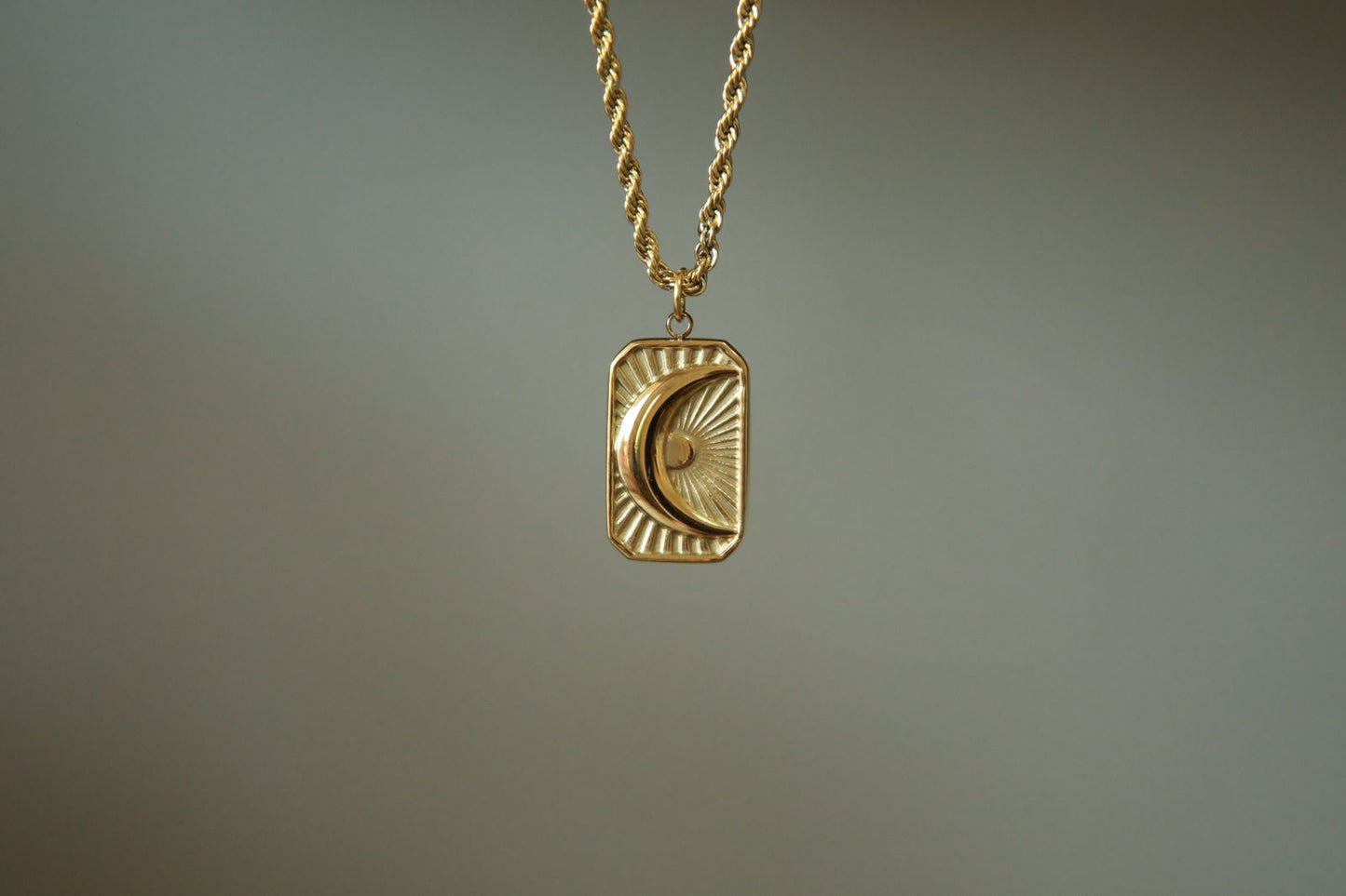 The Lunar Ray - Stainless steel necklace