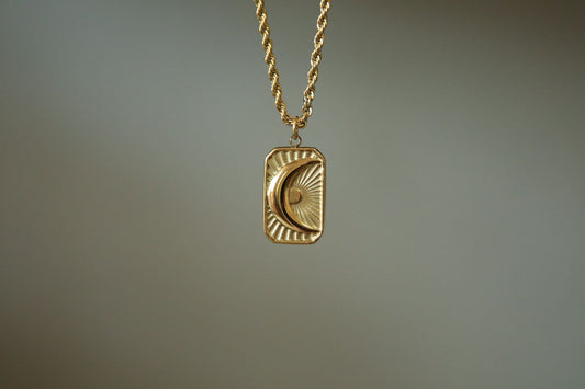 The Lunar Ray - Stainless steel necklace