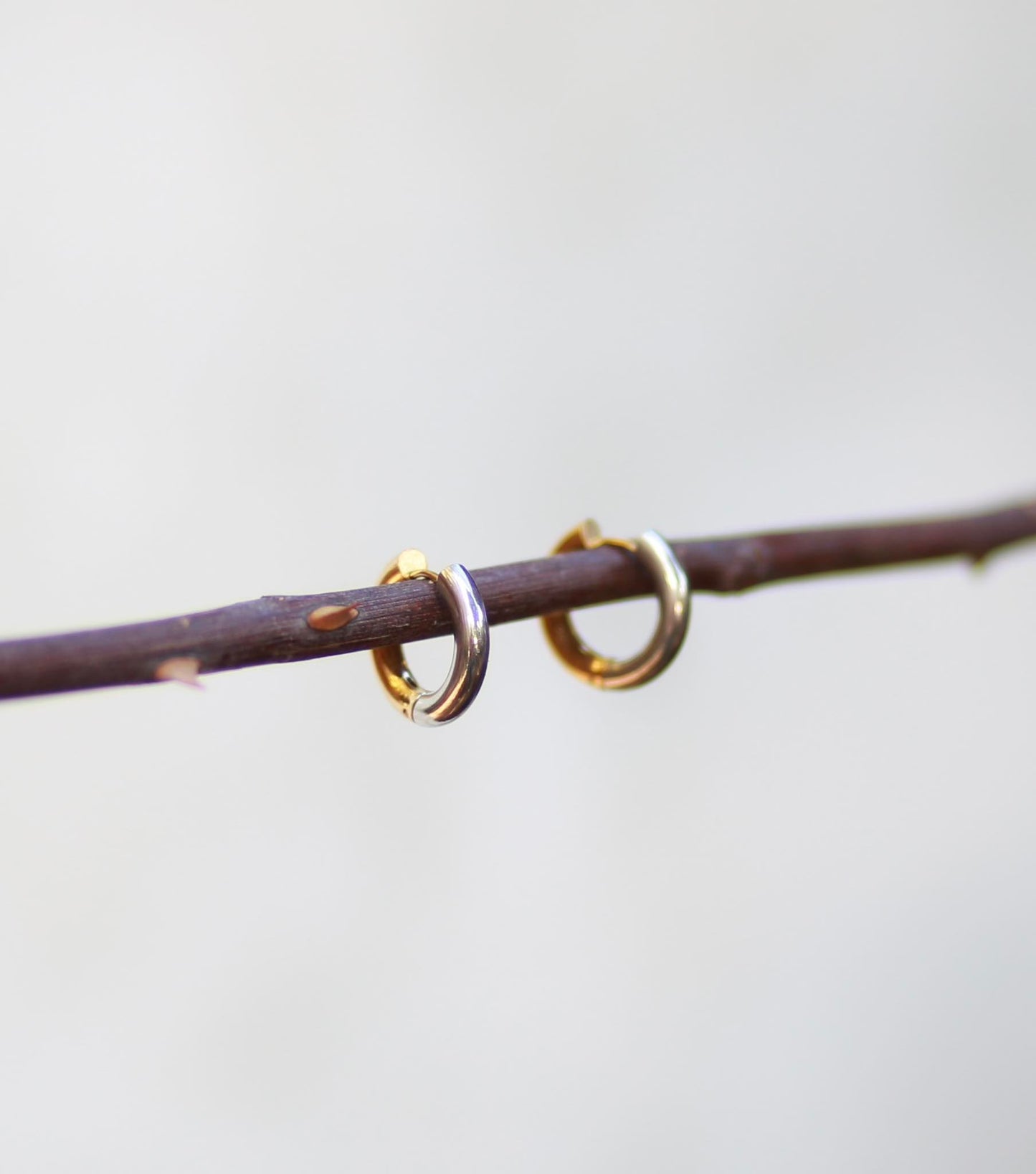 The Double Phased - Stainless steel earrings