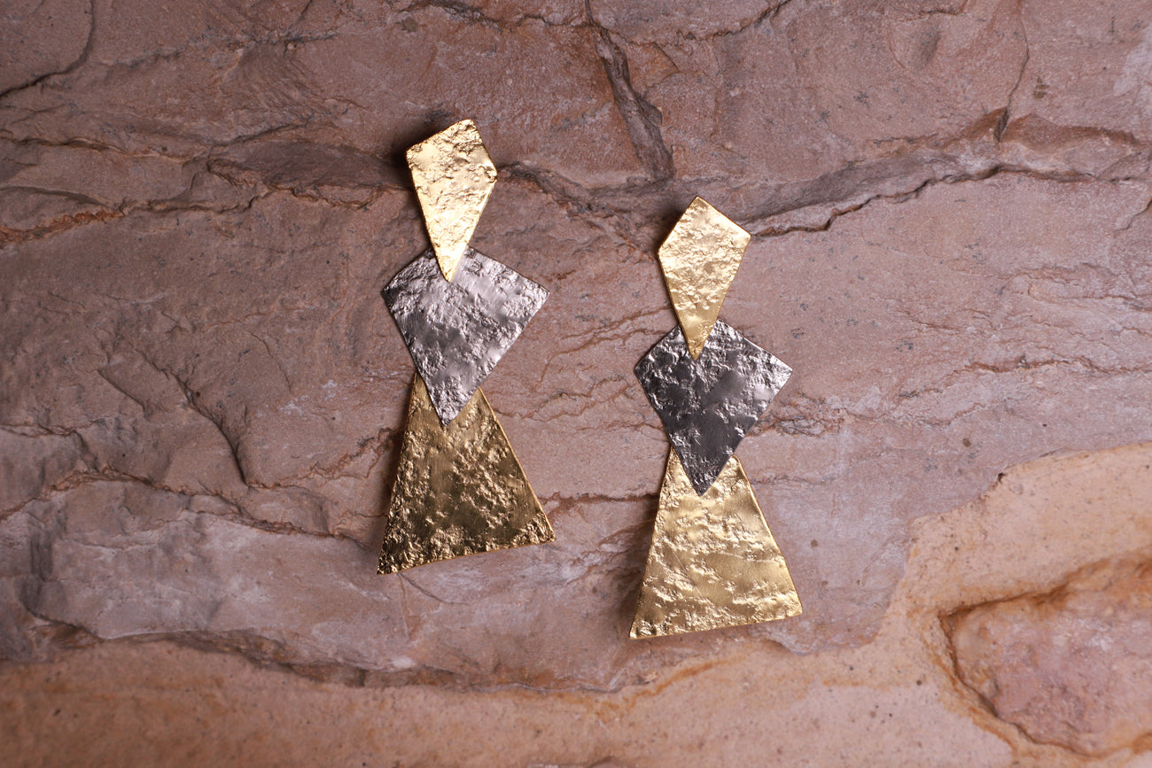 The Finest Pastille - Gold plated earrings