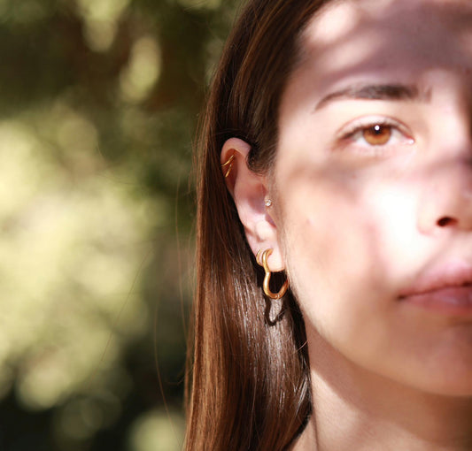 The Love Curves - Stainless steel earrings