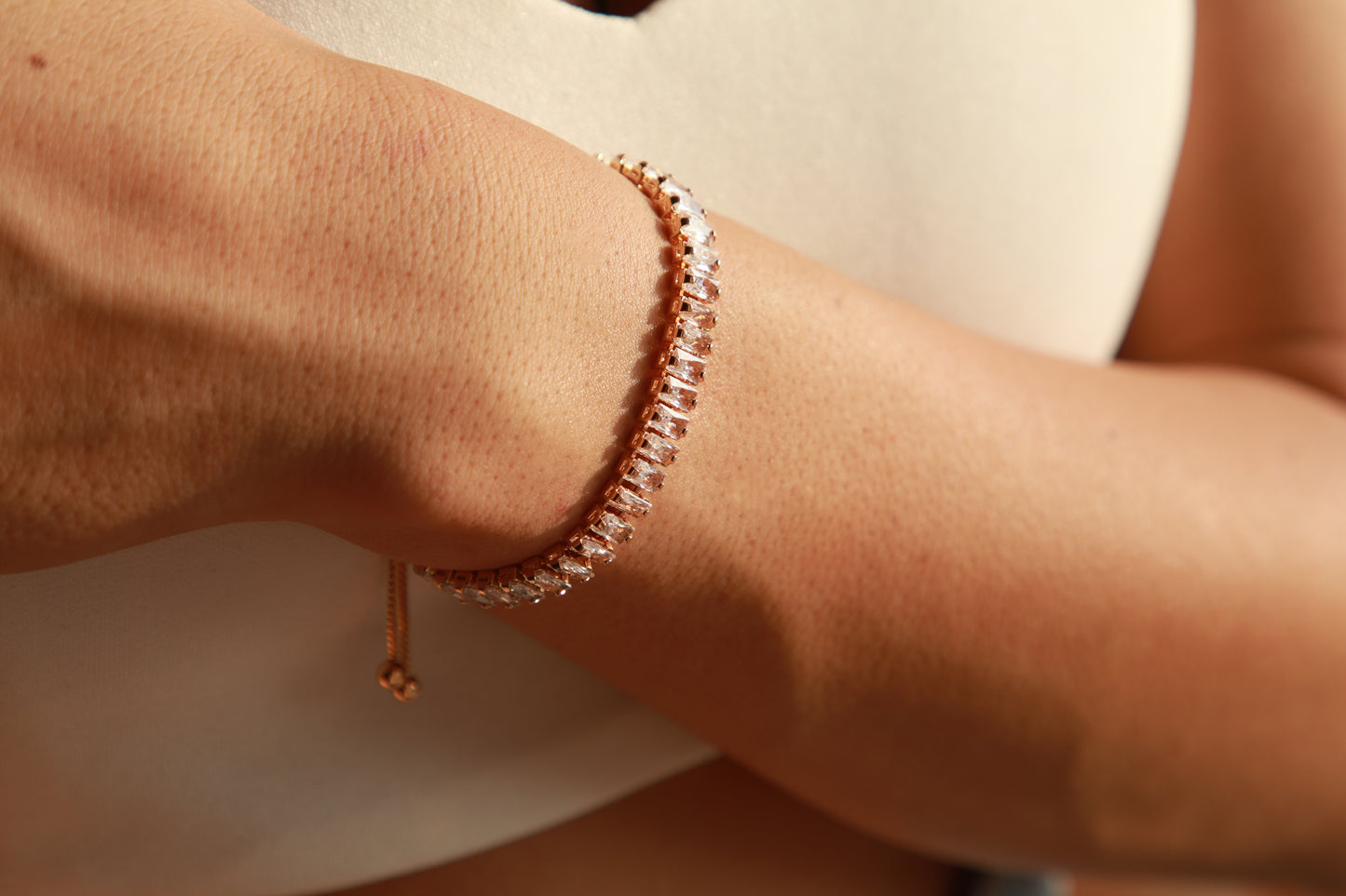 The Rose-gold Radiance - Gold plated bracelet