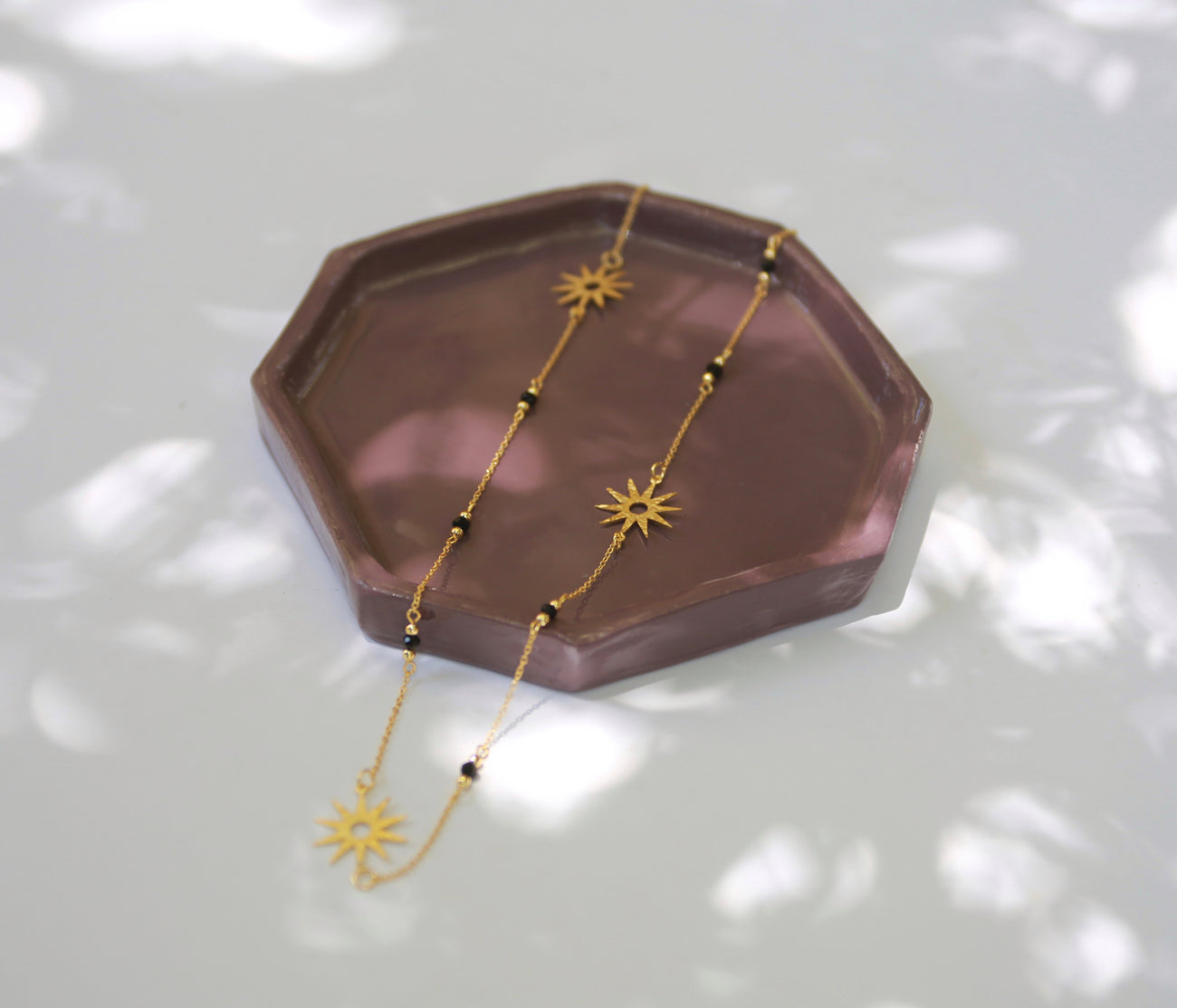 The Sunrays Piece - Gold plated necklace