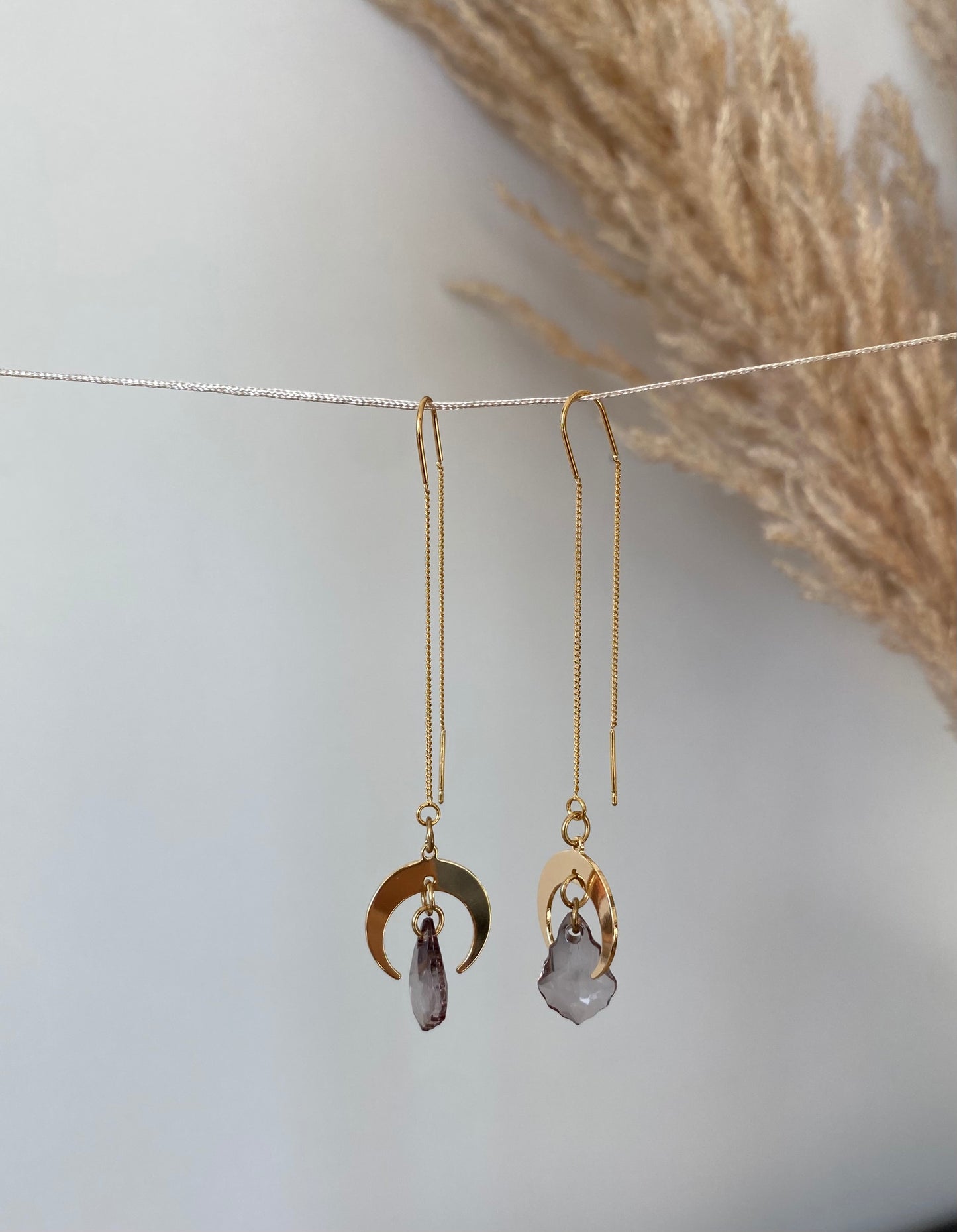 The Celestial Dance - Gold plated earrings