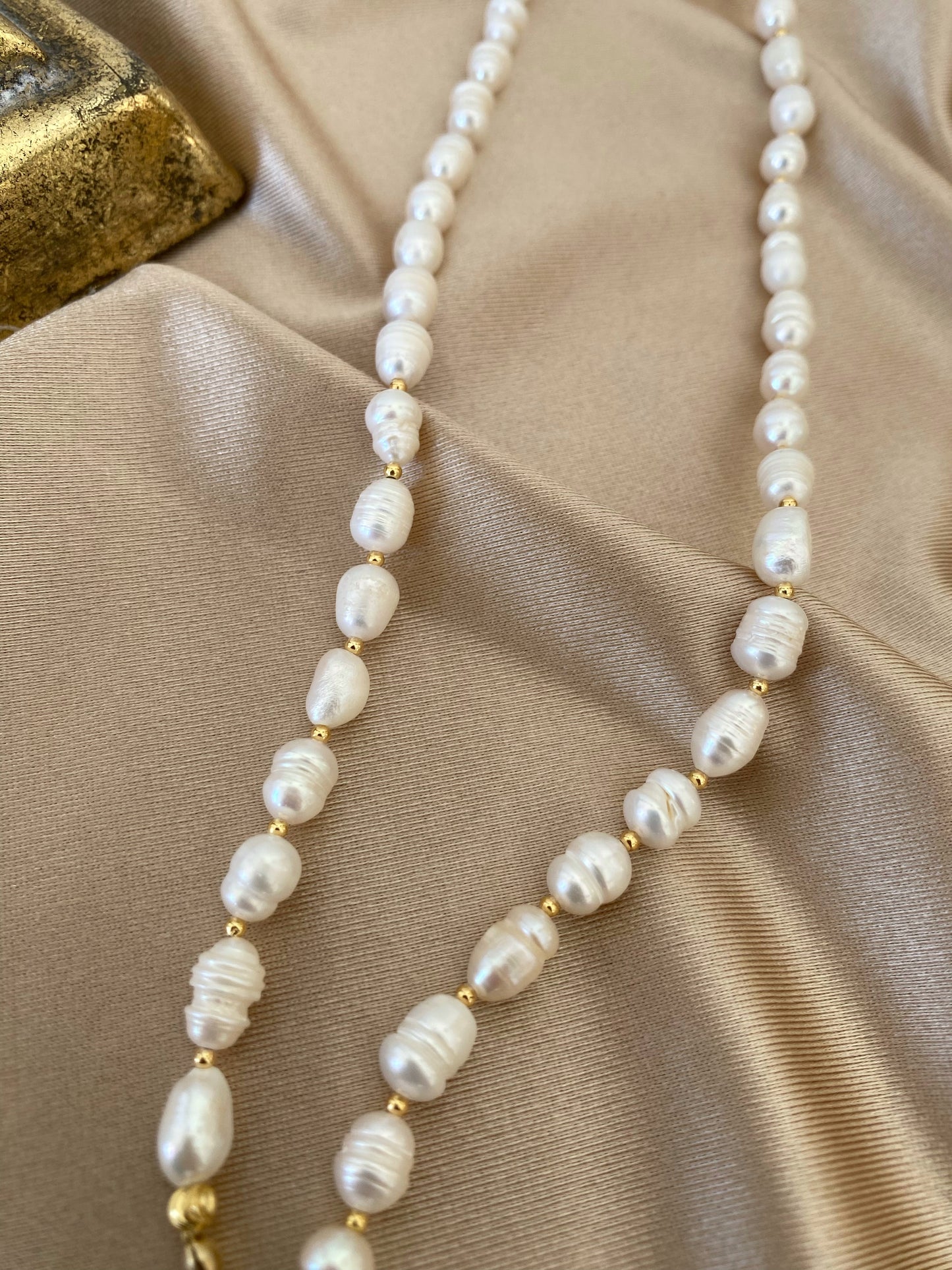 The Serene Shell - Gold plated necklace