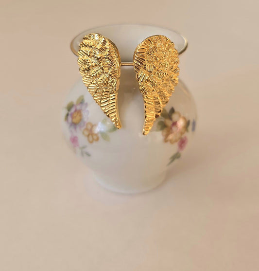 The Angelic Gleam - Gold plated earrings